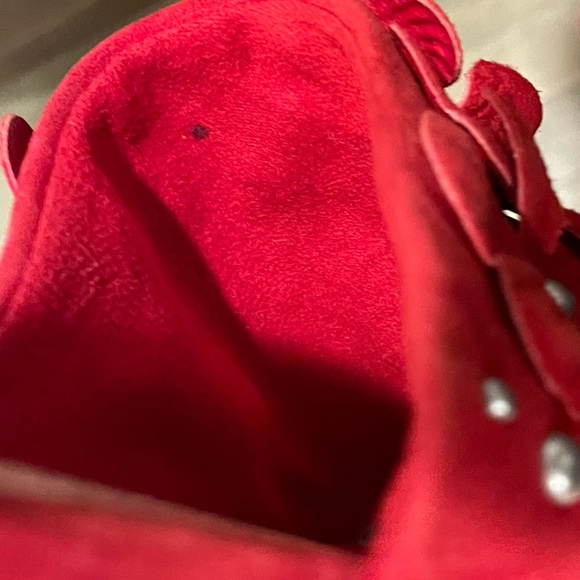 Charles David Red Suede Sicilian Women’s Slides Flats Size 7M - Picture 13 of 13